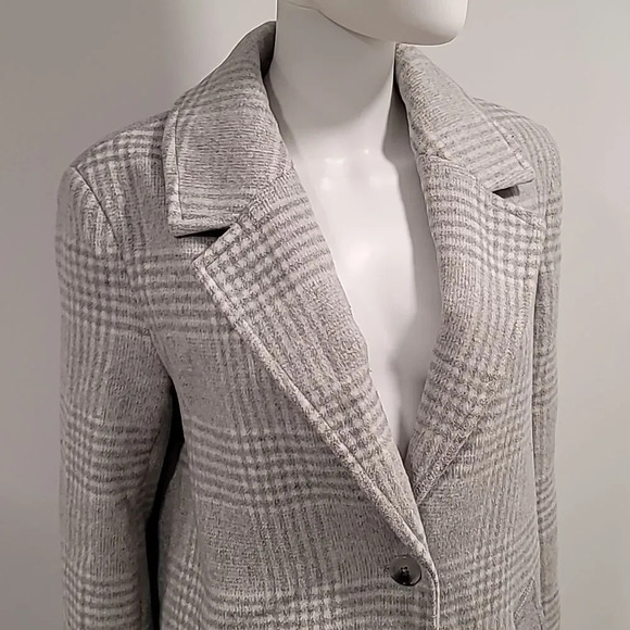 BERNARDO PLAID COAT - Picture 4 of 14